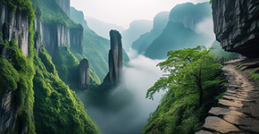 五星恩施懸浮之旅鶴峰屏山·網紅獅子關·清江·